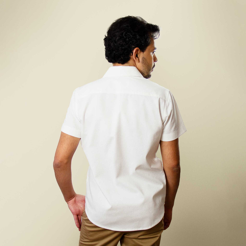 RECANTO Nuvem | Men's Off-white Button Up Shirt