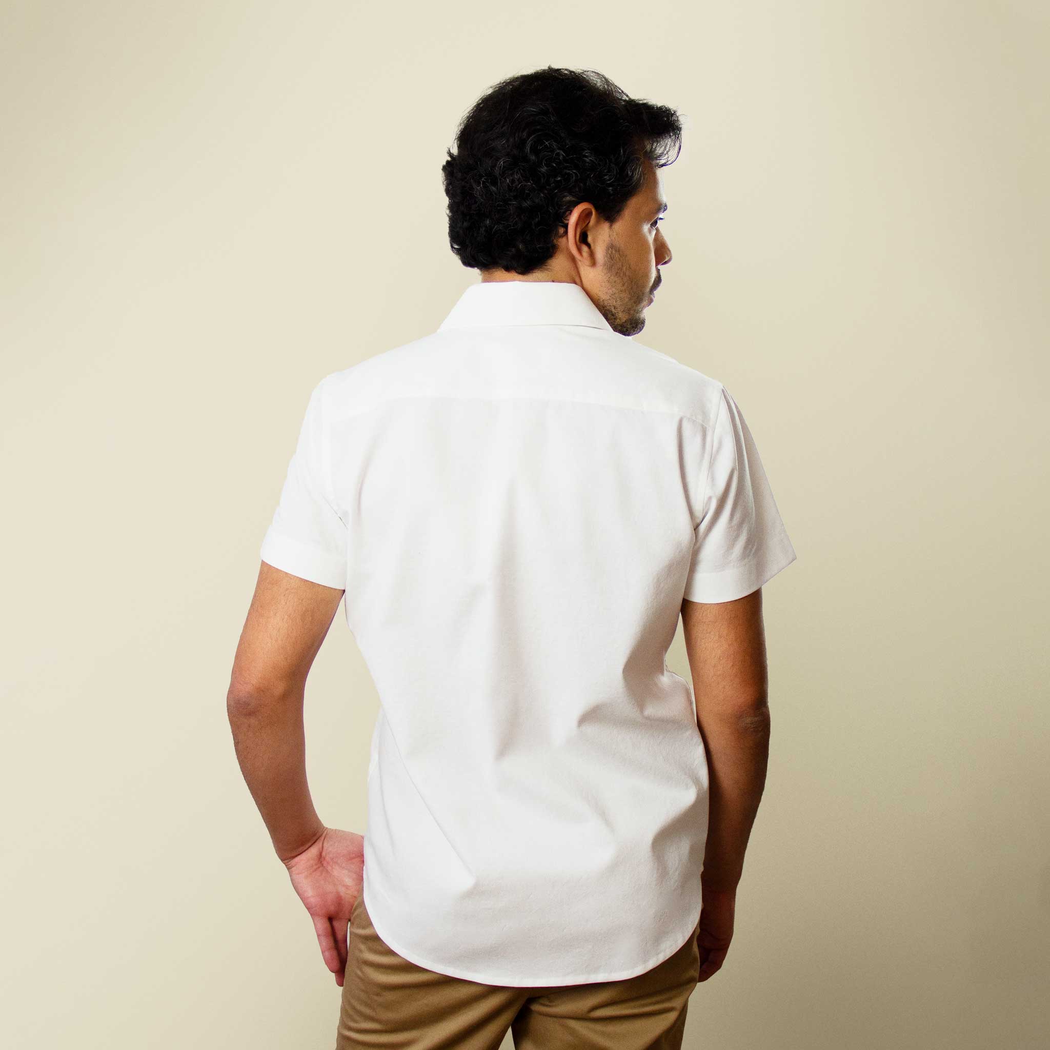 RECANTO Nuvem | Men's Off-white Button Up Shirt