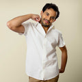 RECANTO Nuvem | Men's Off-white Button Up Shirt